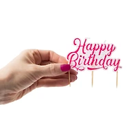 Pink Birthday Candles