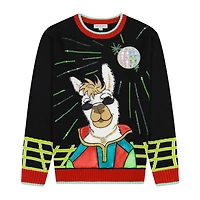 Disco Llama Holiday Sweater