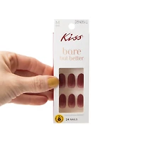 Kiss® Bare But Better Bordeaux Nails 24-Count