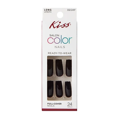 Kiss® Salon Color Never Not Full-Cover Nails 24-Count