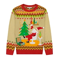 Lounge Santa Holiday Sweater