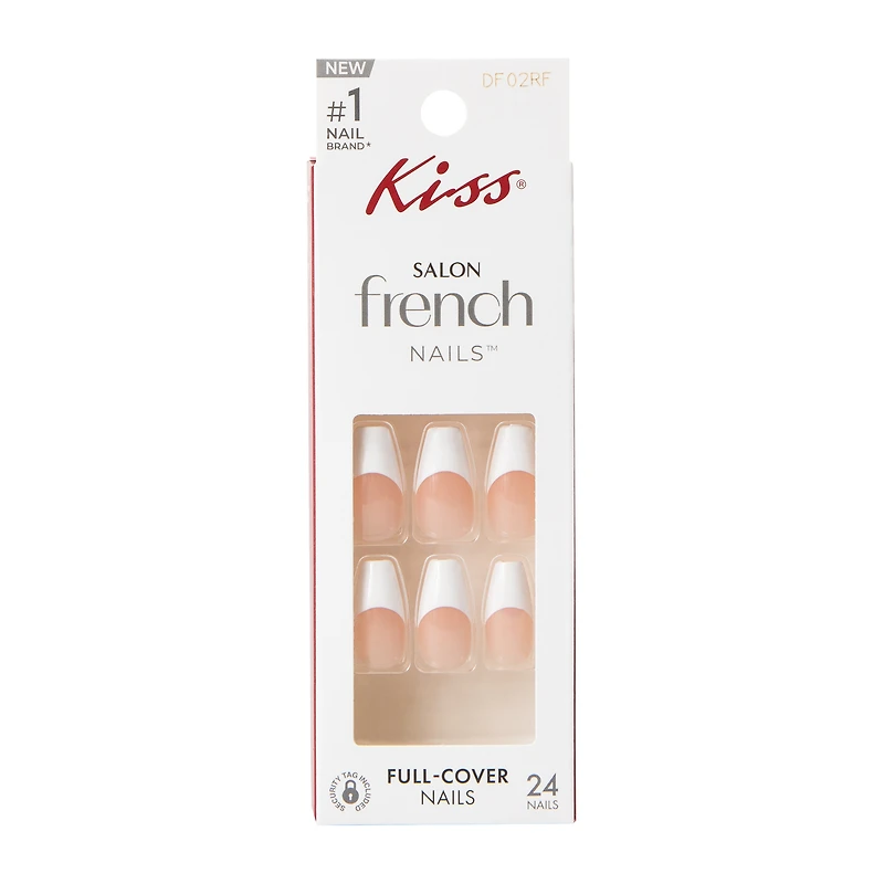 Kiss® Salon French Moon Secret Full-Cover Nails 24-Count