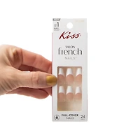 Kiss® Salon French Moon Secret Full-Cover Nails 24-Count