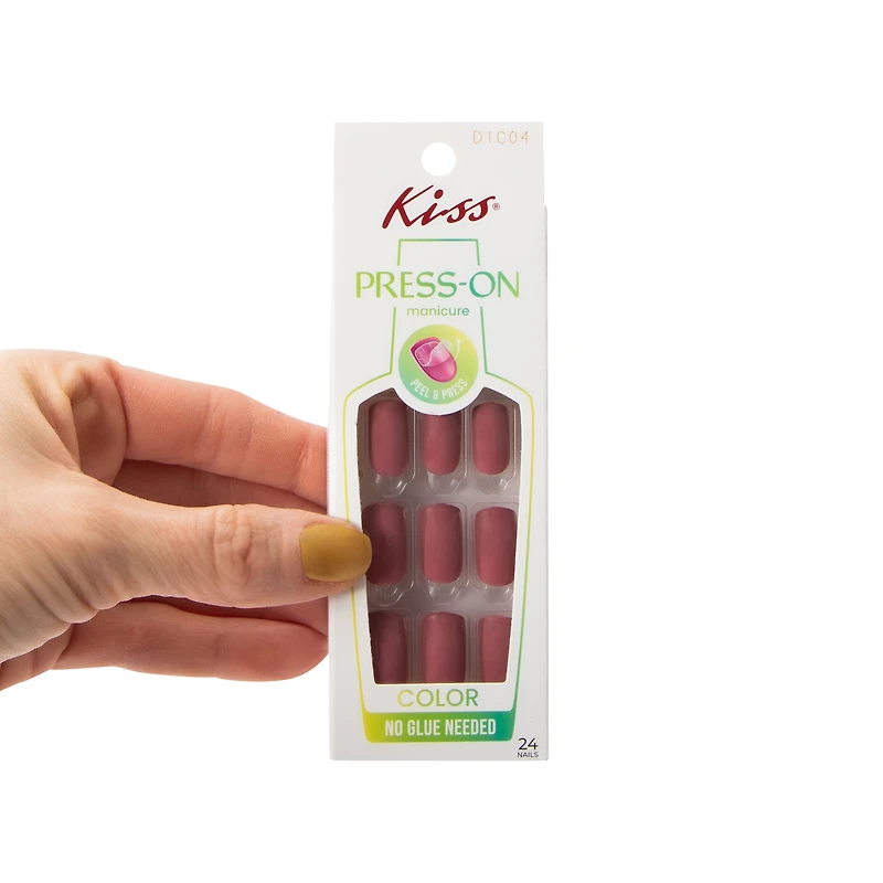 Kiss® Press-On Lean On Me Manicure Nails 24-Count