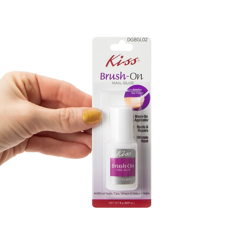 Kiss® Brush-On Nail Glue 0.17oz
