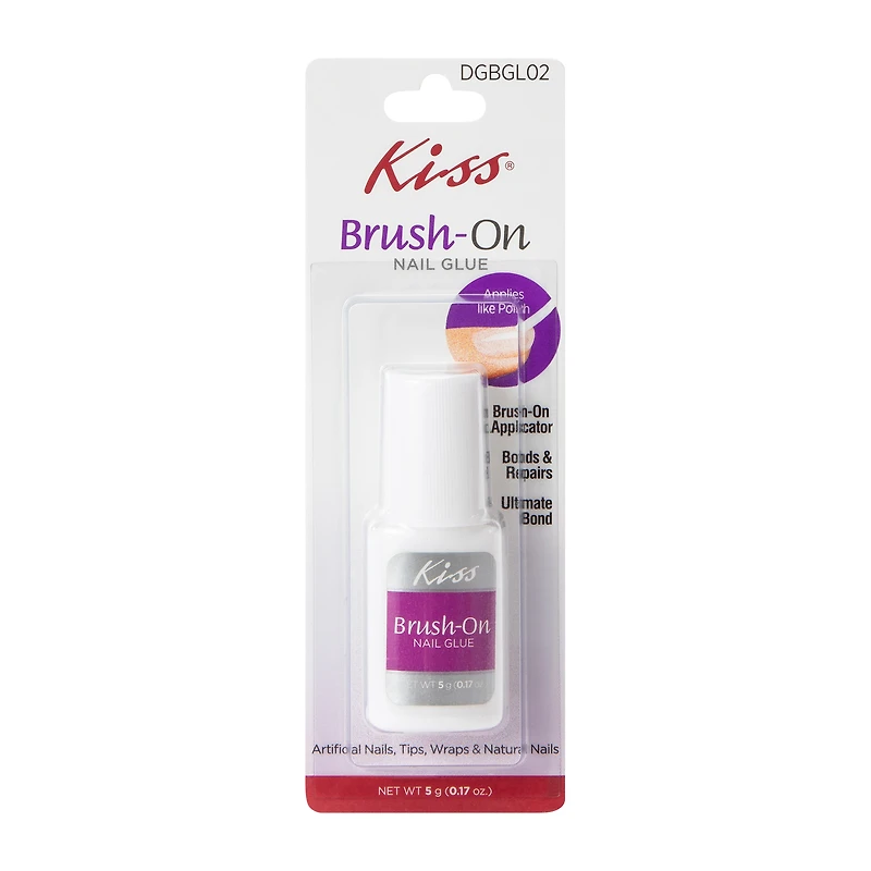 Kiss® Brush-On Nail Glue 0.17oz