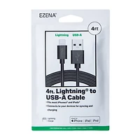 Ezena™ Lighting® To USB-A Cable 48in