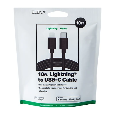 Ezena™ Lighting® To USB-C Cable 120in