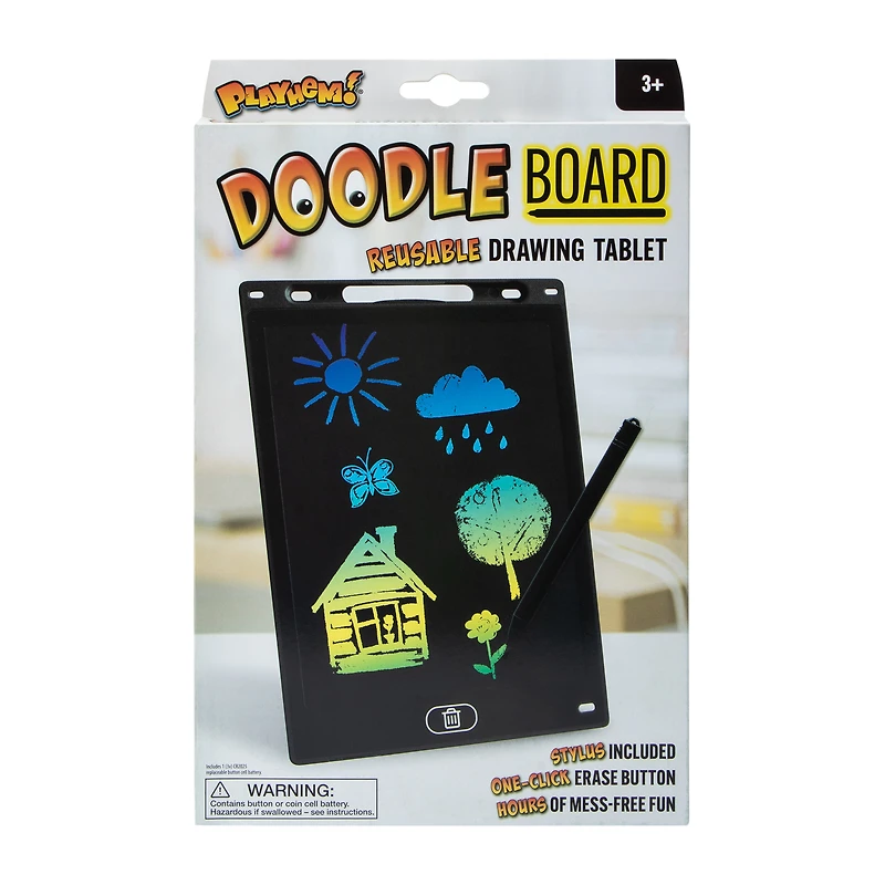 Playhem! Doodle Board Reusable Drawing Tablet
