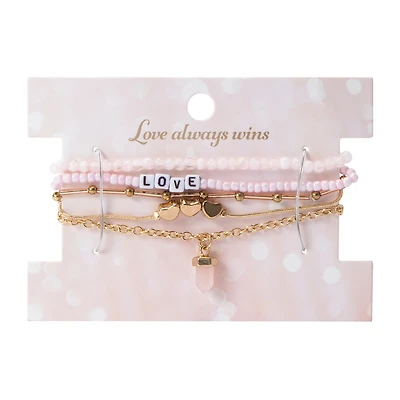 Inspirational Multi- Charm Bracelet