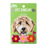 Flower Pet Jewelry 14in