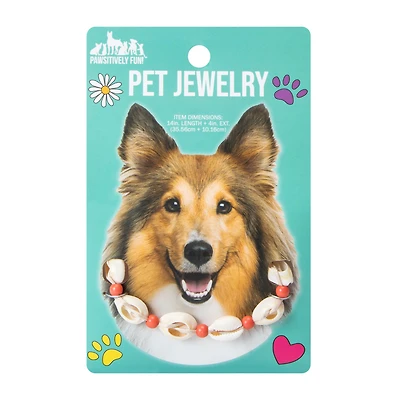 Seashell Pet Jewelry 14in