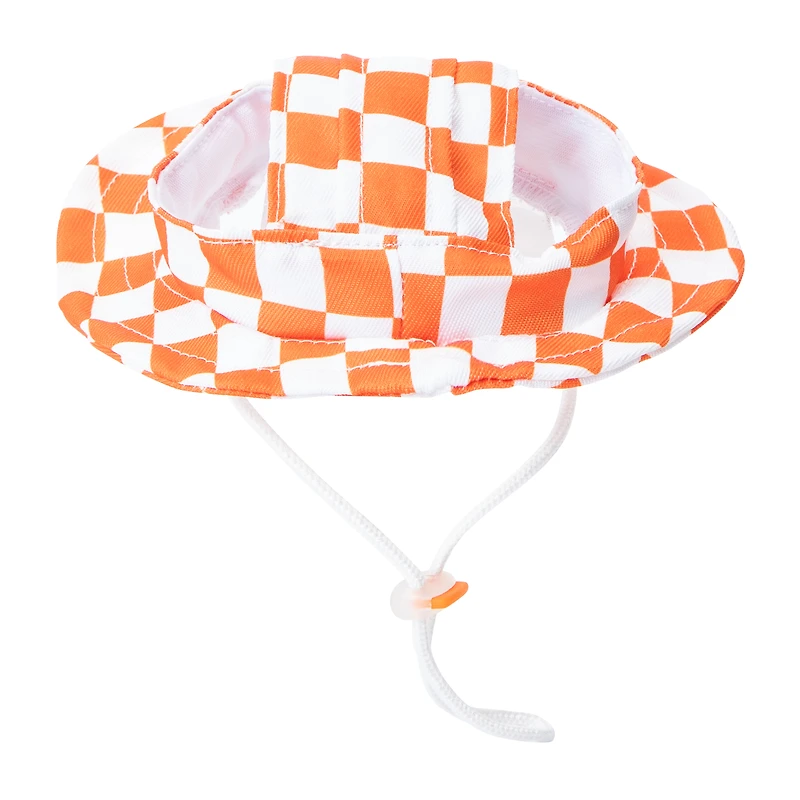 Pet Checkered Bucket Hat