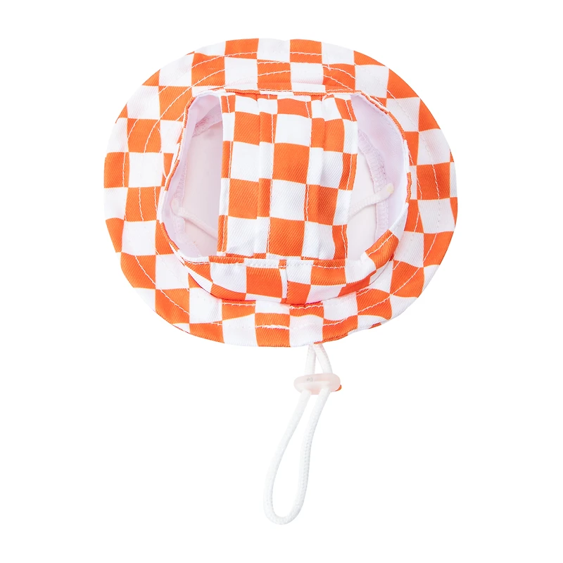 Pet Checkered Bucket Hat