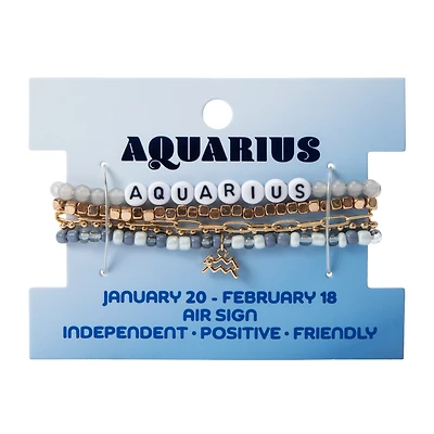 Zodiac Multi Charm Bracelet