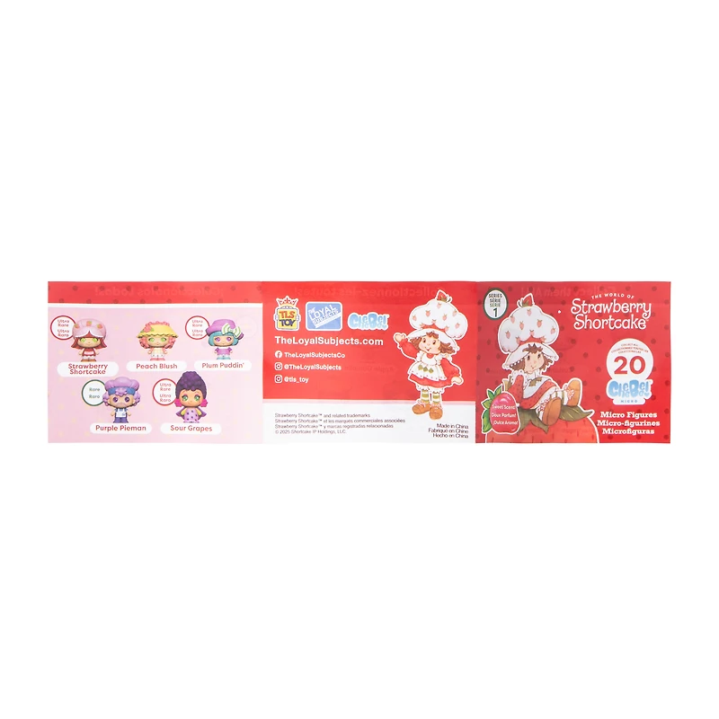 Strawberry Shortcake™ CheeBee!™ Micro Figures 2-Pack (Styles May Vary)