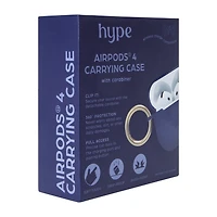 Hype AirPods® 4 Carrying Case With Carabiner