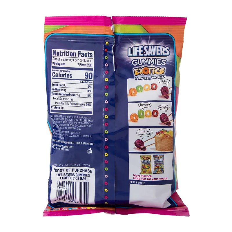 Lifesavers® Gummies Exotics - Flavors Of The World 7oz