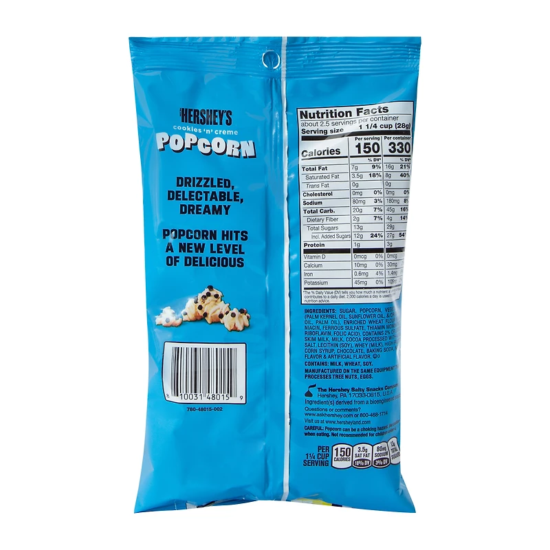 Hershey's Cookies 'N' Creme Popcorn 2.25oz