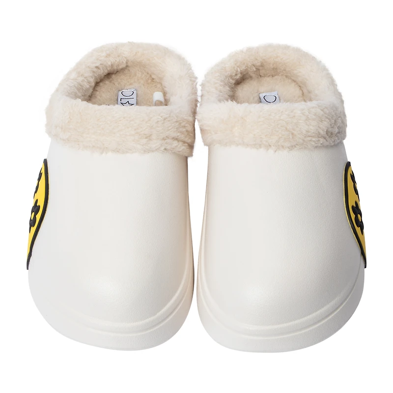 Love83 Ladies Decal Fluffy Clogs