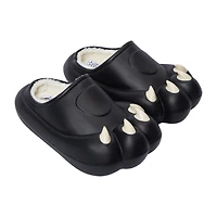 Love83 Girls Furry Claw Slippers