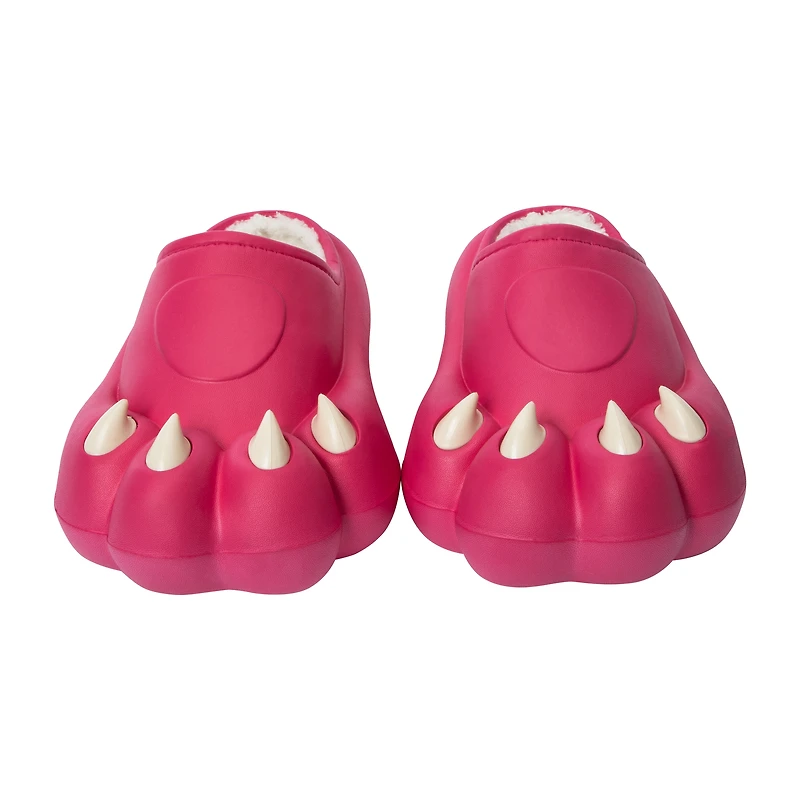 Love83 Girls Furry Claw Slippers