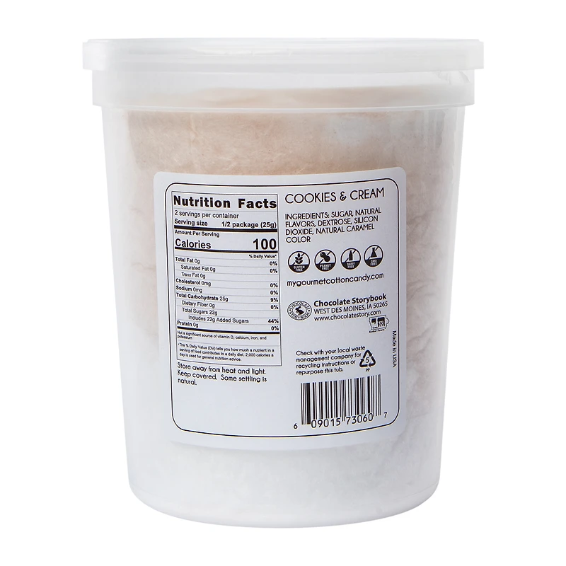 Cookies & Cream Cotton Candy 1.75oz