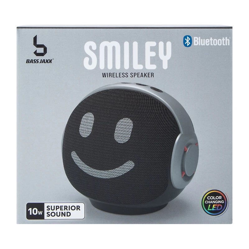 Bass Jaxx™ Bluetooth® Smiley Wireless Speaker