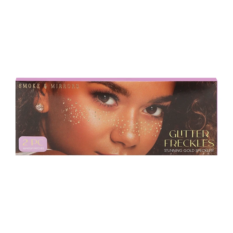 Smoke & Mirrors Silver Gold Glitter Freckles Makeup Patches 2-Piece