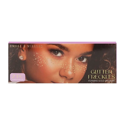Smoke & Mirrors Silver Gold Glitter Freckles Makeup Patches 2-Piece