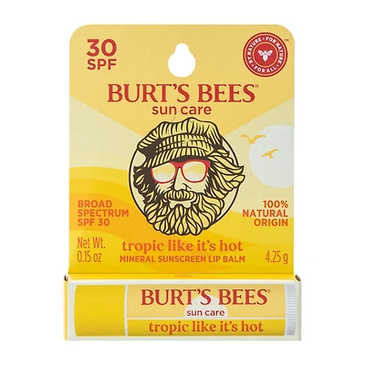 Burt Bees® Sun Care Tropic Like It's Hot Lip Balm 0.15oz