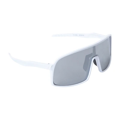 Young Mens Oversized Shield Sunglasses