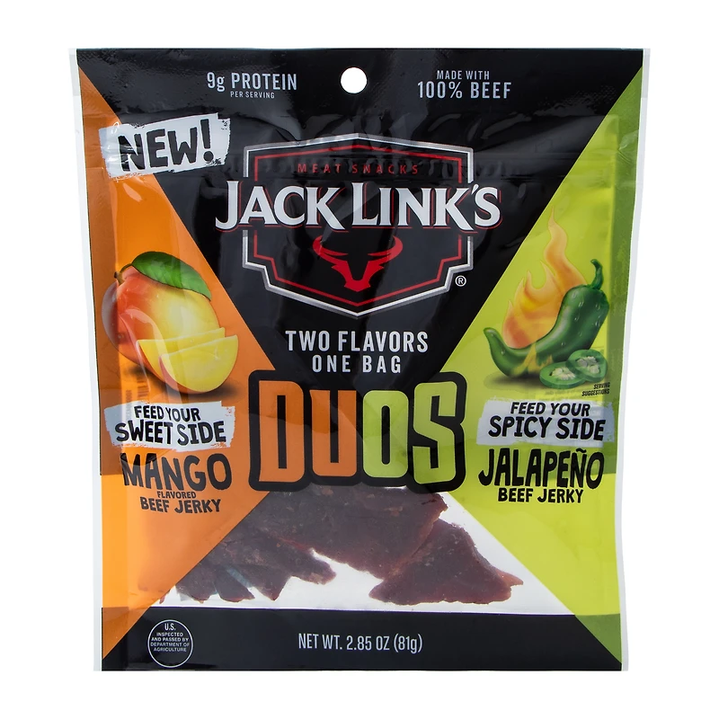 Jack Link's® DUOs Jalapeño and Mango Beef Jerky 2.85oz