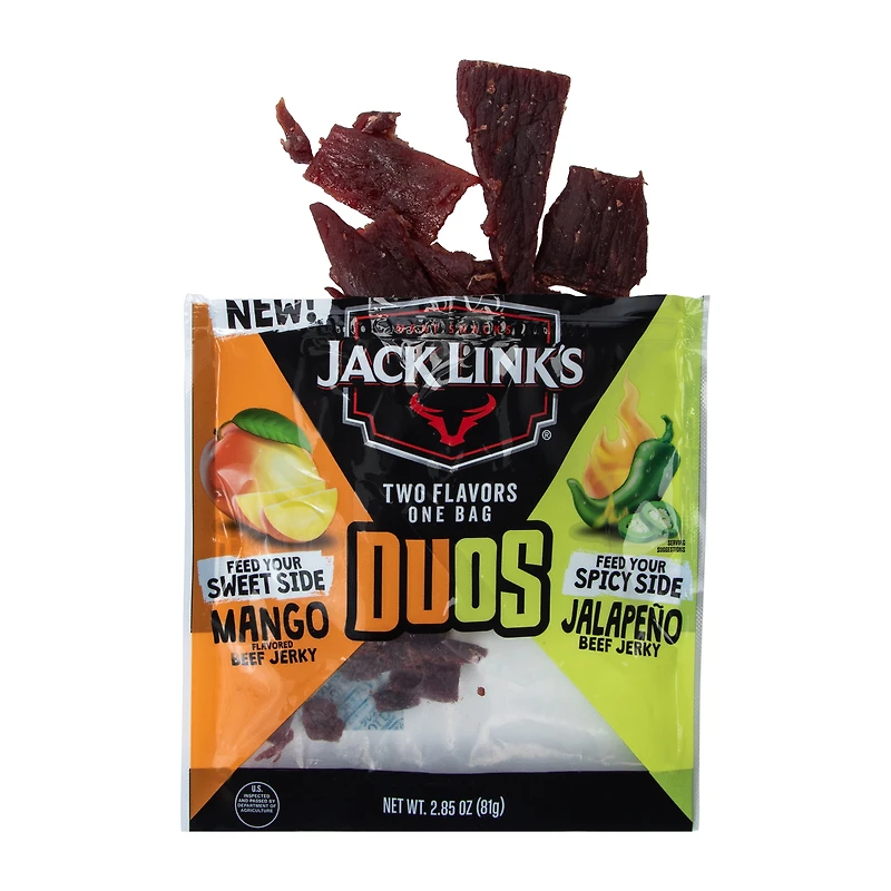 Jack Link's® DUOs Jalapeño and Mango Beef Jerky 2.85oz