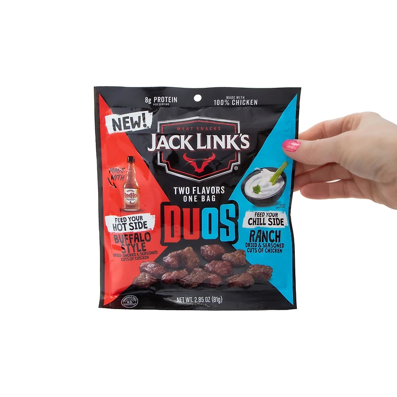 Jack Link's® Chicken Bites DUOs - Frank's RedHot Buffalo Style & Ranch 2.85oz