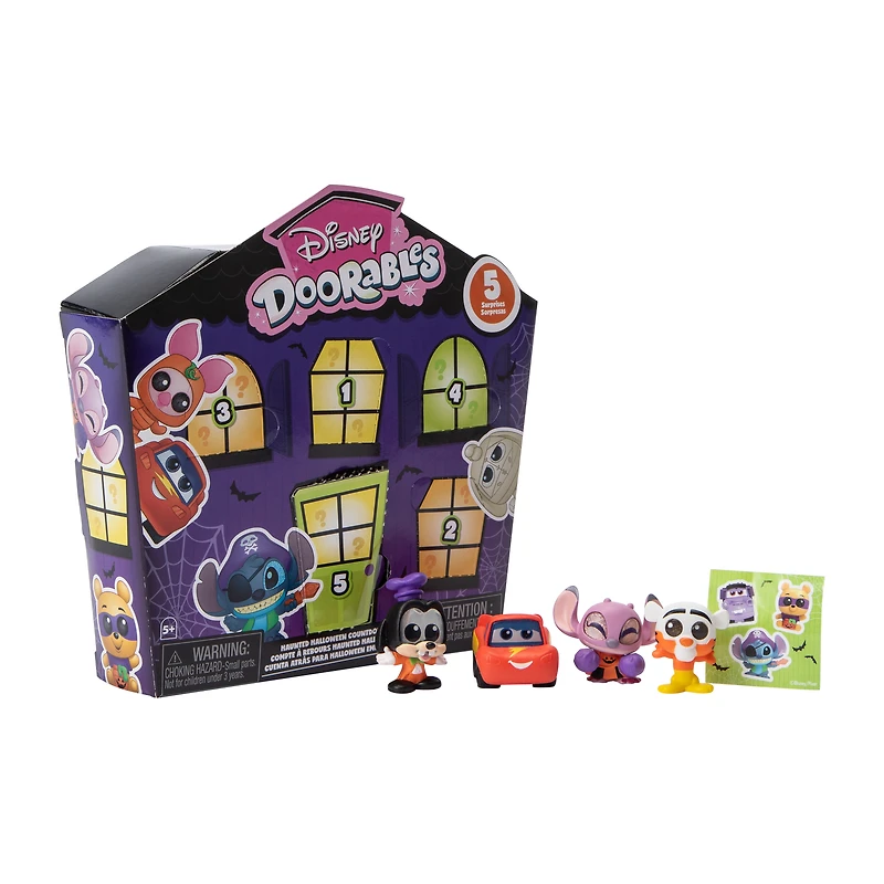 Disney Doorables Haunted Halloween Countdown 5-Pack (Styles May Vary)
