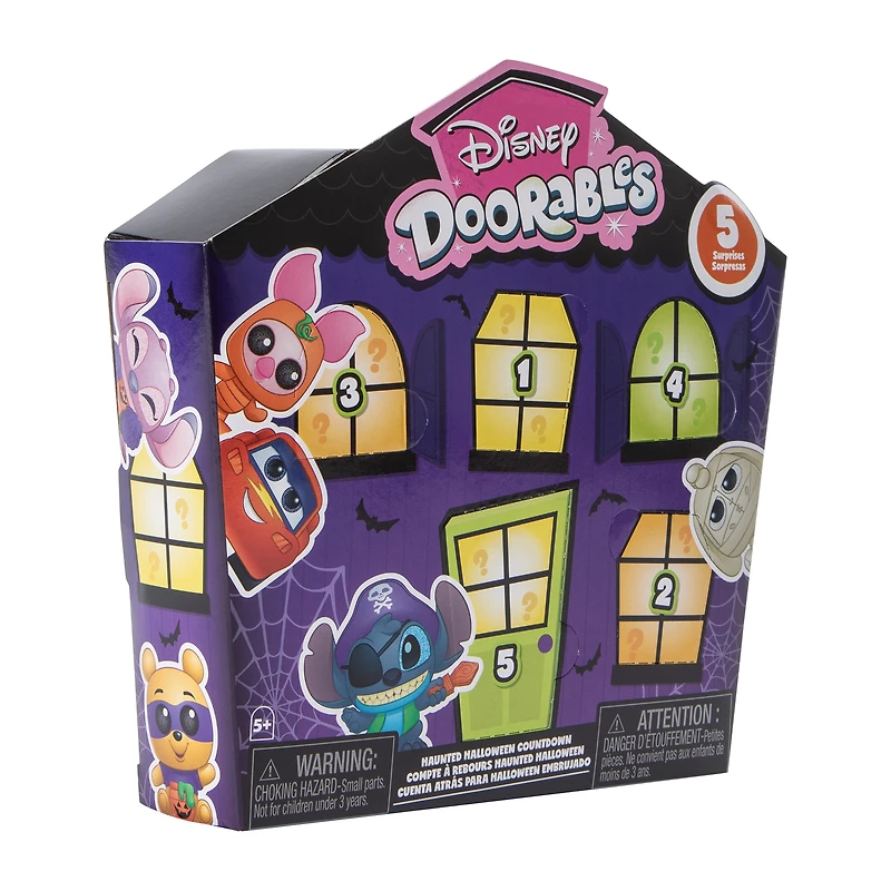 Disney Doorables Haunted Halloween Countdown 5-Pack (Styles May Vary)