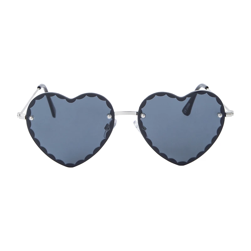 Juniors Heart UV Protected Sunglasses