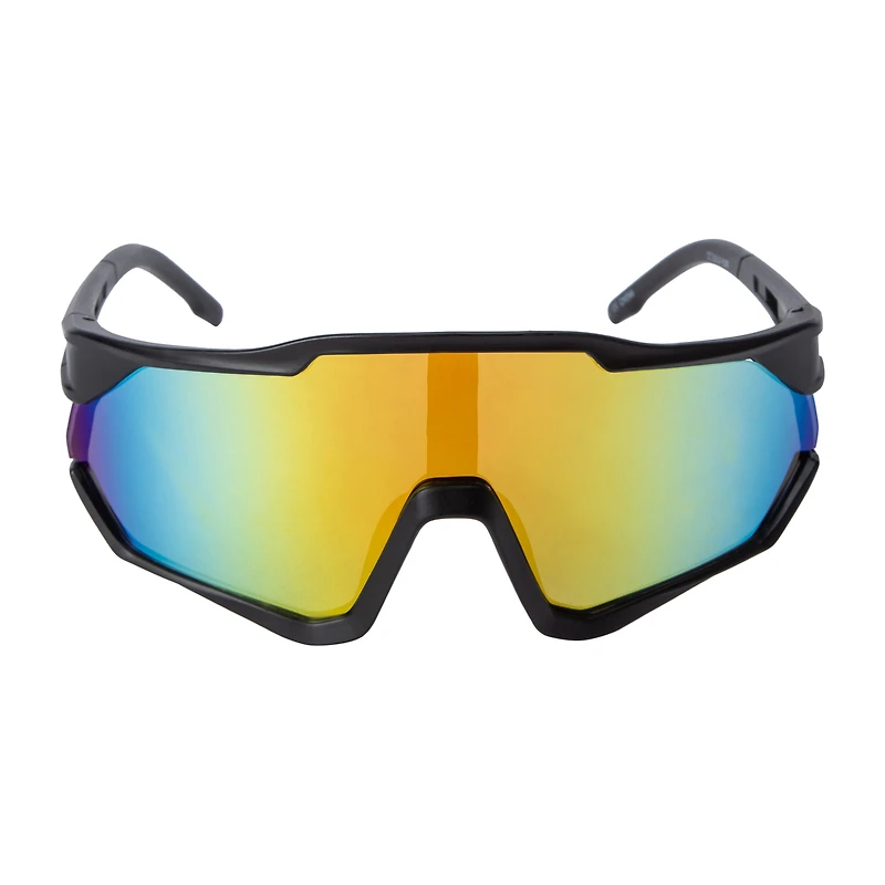 Young Mens Matte Shield Sunglasses