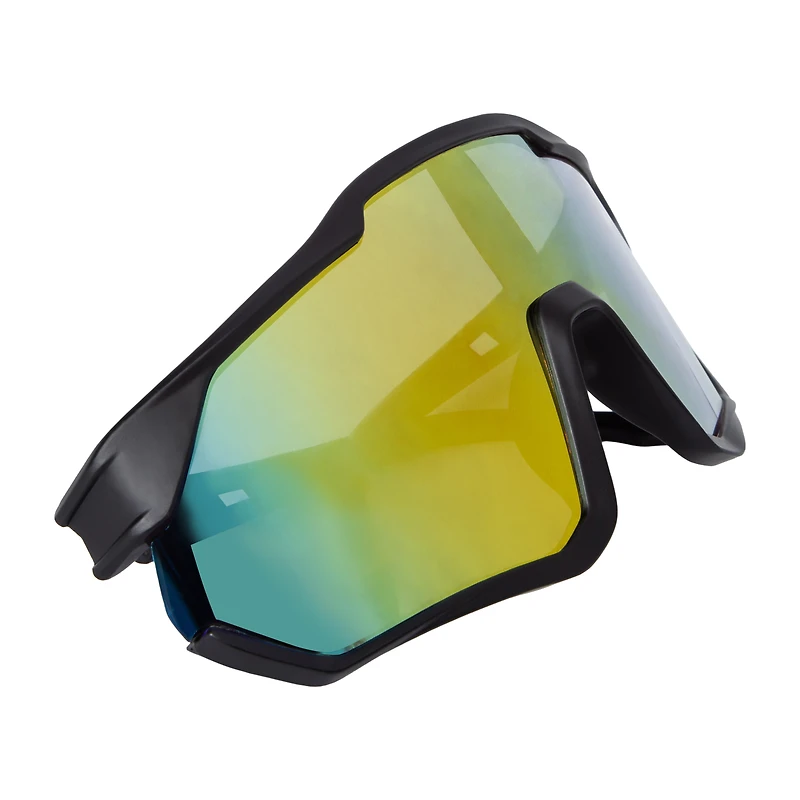 Young Mens Matte Shield Sunglasses