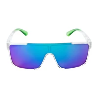 Young Mens Ombre Sporty Shield Sunglasses