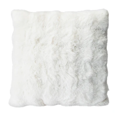 Faux Fur Bubble Pillow 16in x 16in