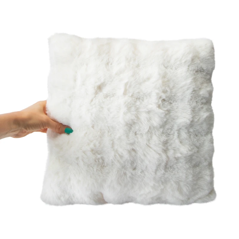 Faux Fur Bubble Pillow 16in x 16in