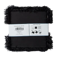 Furry Cube Ottoman 10inx10in