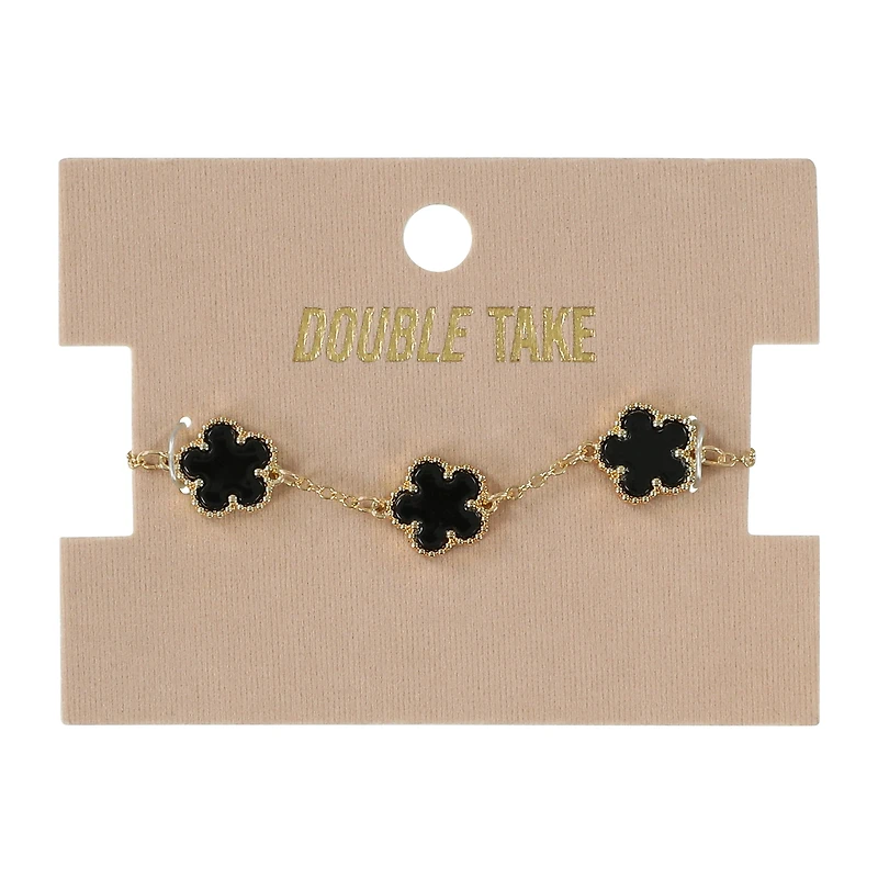 Double Take Clover Bracelet