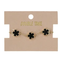 Double Take Clover Bracelet