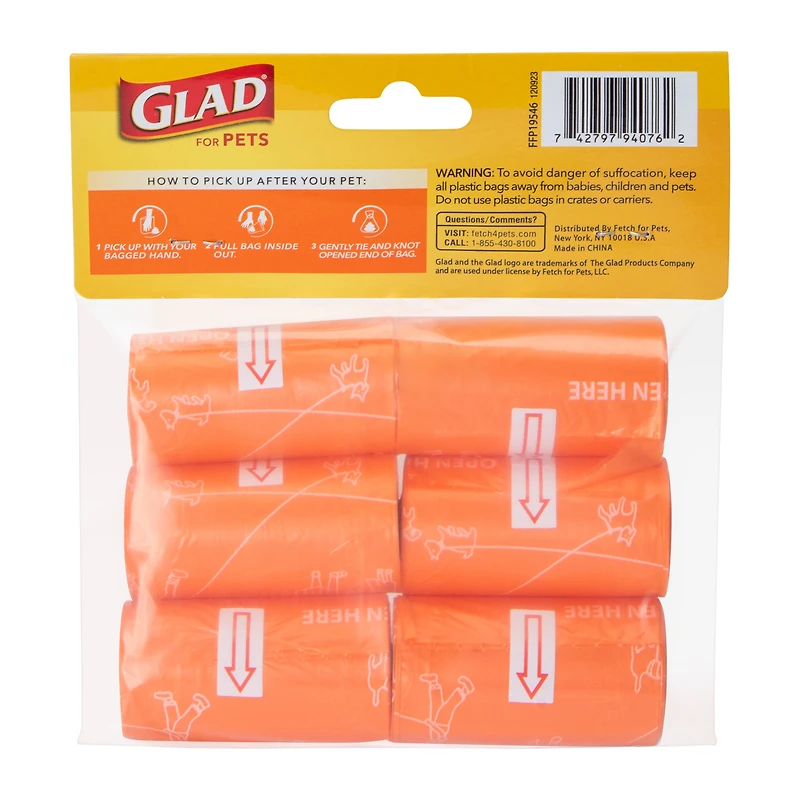 Glad® Scented Waste Bag For Pets