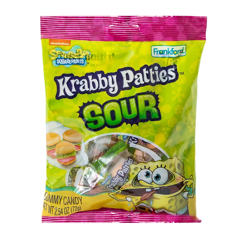 SpongeBob SquarePants™ Krabby Patties™ Sour Gummy Candies 2.54oz