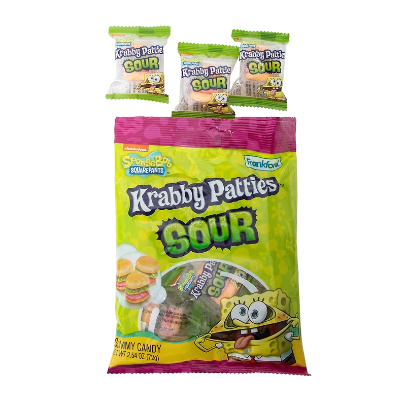 SpongeBob SquarePants™ Krabby Patties™ Sour Gummy Candies 2.54oz