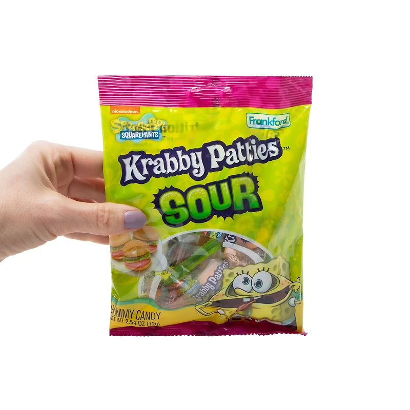 SpongeBob SquarePants™ Krabby Patties™ Sour Gummy Candies 2.54oz